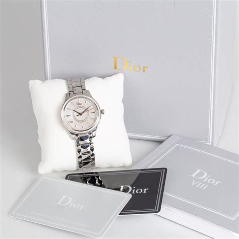 montre dior viii occasion|Montre Dior VIII Montaigne quartz cadran nacre serti Full Set.